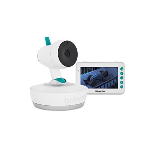 Babymoov A014417 YOO Moov Babyphone Video Motorizzato 360°, Bianco