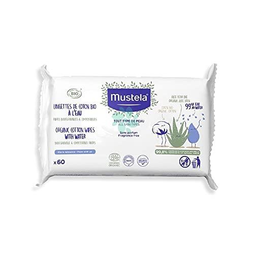Lingettes Coton À L’Eau 60 Pcs