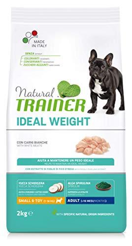 Natural Trainer Ideal Weight - Cibo per Cani Mini-Toy Adulti con Carni Bianche - 2kg
