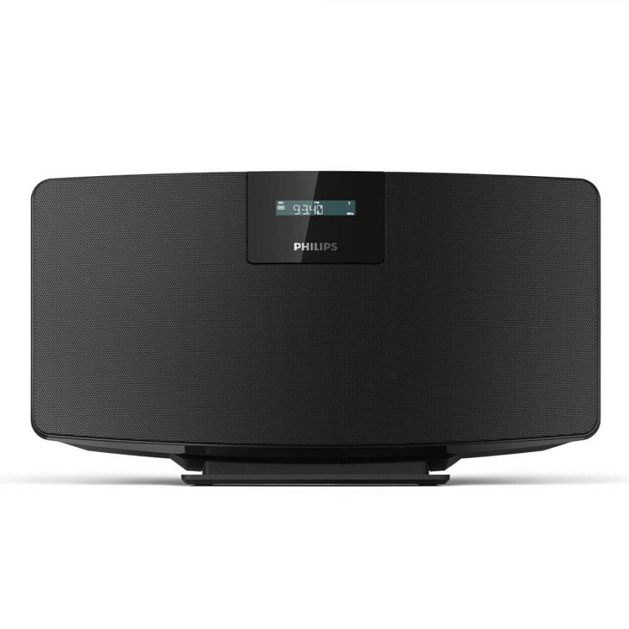 Philips DAB+ M2505/10 Radio Bluetooth, DAB+/UKW, Bluetooth Multipairing, Entrata audio da 3,5 mm, Driver Full Range da 2,75 pollici, Funzione di sveglia, Modello 2020/2021, Nero