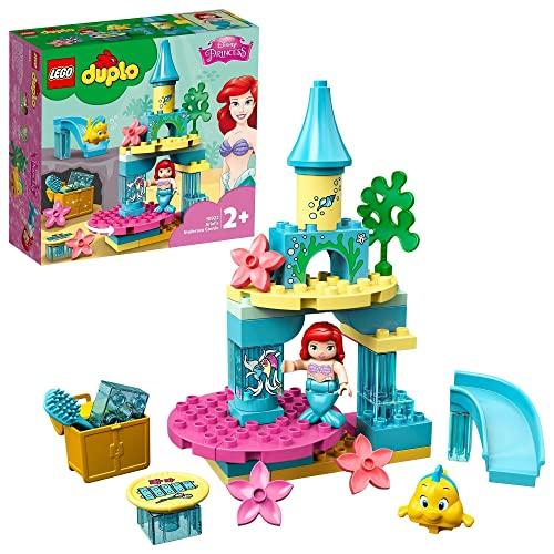 LEGO Duplo Princess Il Castello Sottomarino di Ariel con Bambola della Sirenetta, Principesse Disney, Giocattoli per Bimbi dai 2 ai 5 Anni, 10922