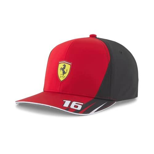Fuel For Fans Cappello Scuderia Ferrari F1 2022 Charles Leclerc Team Low Curve Brim Rosso, Rosso, Taglia Unica