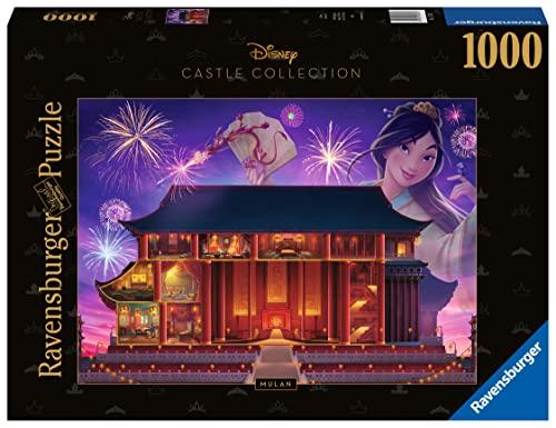 Ravensburger - Puzzle Mulan - Disney Castles, Collezione Disney Collector's Edition, 1000 Pezzi, Puzzle Adulti