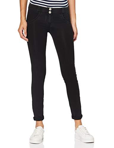 FREDDY - Pantalone WR.up® Superskinny Vita E Lunghezza Regular in Jersey Denim Scuro, Denim, Small