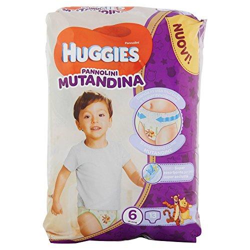 Huggies Pannolini Mutandina, Bambino/Bambina, 15 kg, 25 kg, Multicolore, 1 Pacco com 13 pezzi