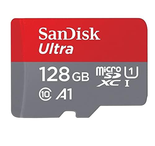 SanDisk 128GB Ultra microSDXC 140MB/s+SD Adapter