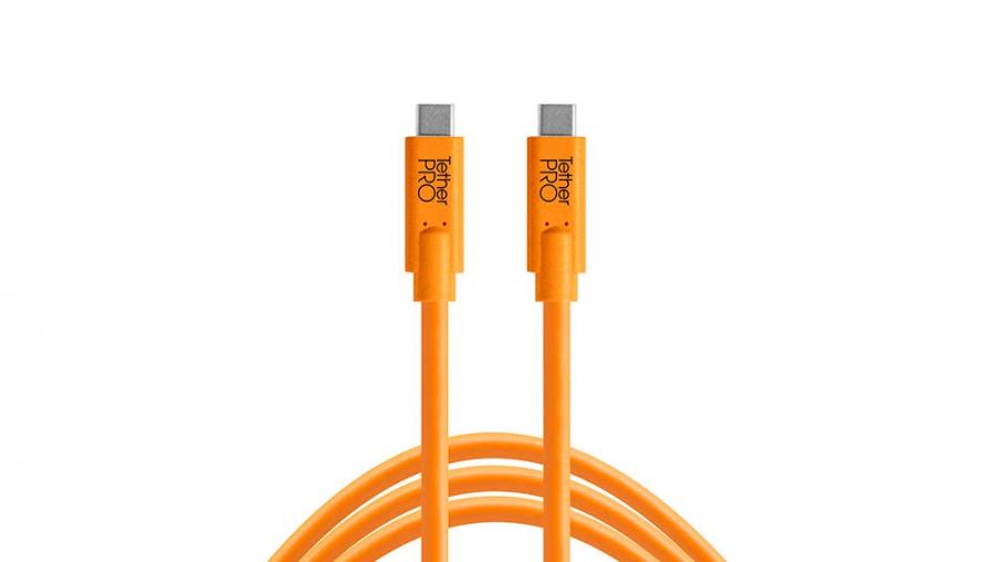 Tether Tools USB-C a USB-C 4,60m orange