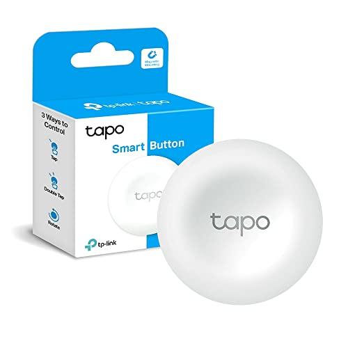 TP-Link Tapo S200B Pulsante Intelligente Smart Button, Azioni Intelligenti,  Controlla i Dispositivi Intelligenti con Il Pulsante, Allarme con Un Clic,  Lunga Durata della Batteria, Hub Obbligatorio