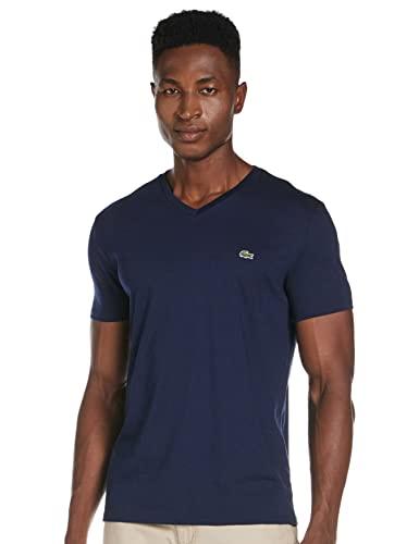 Lacoste TH6710 T-Shirt, Marine, S Uomo