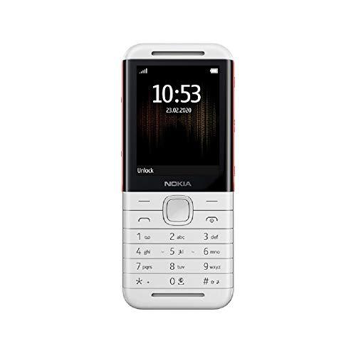 Nokia 5310 2,4 pollici 8 MB UK SIM-Free 2G caratteristica telefono (Dual Sim) - bianco/rosso