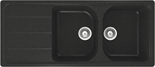 Schock Formhaus D200A51 Lavello, Cristalite Plus, Antracite, 116 x 50 x 20 cm