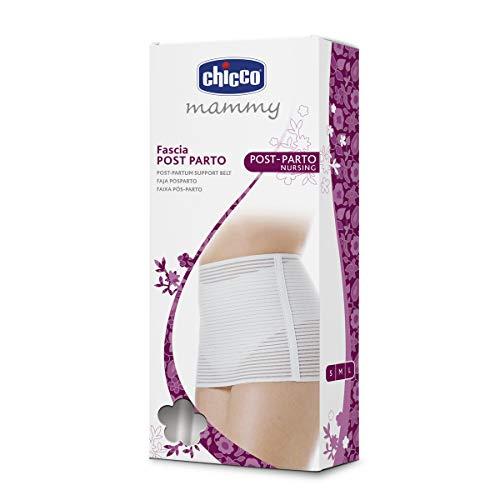 Chicco Fascia Post-Parto Velcro Mammy Piccola Gravidanza, Bianco 00001164000110, S da Donna