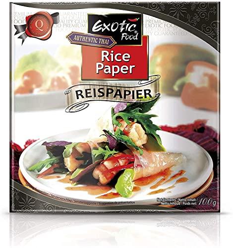 Arnaboldi Fogli di Riso per Involtini Primavera al Forno, Rice Paper per Involtino Thai [1 Confezione da 100g]