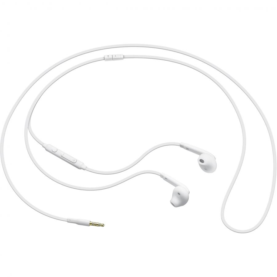 Samsung Auricolare In-Ear Fit EO-EG920BW Con Microfono, Lunghezza Cavo 120 CM, Bianco, Per Galaxy S4 S5 S6 S7 Edge Note 4 5 J1 J5