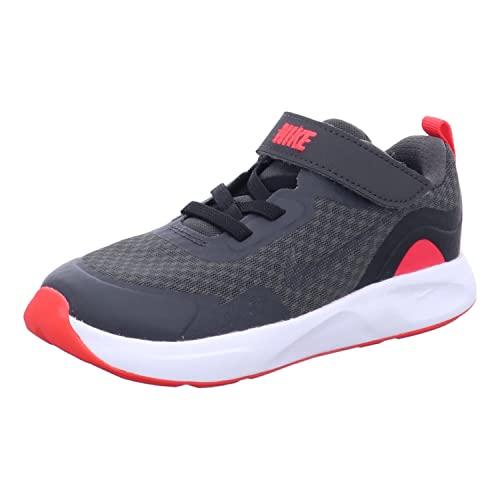 Nike WearAllDay, Sneaker, Medium Ash/Black-Siren Red, 17 EU