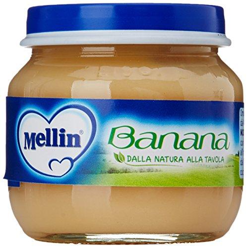 Mellin Omogeneizzato Banana, 2 x 100g