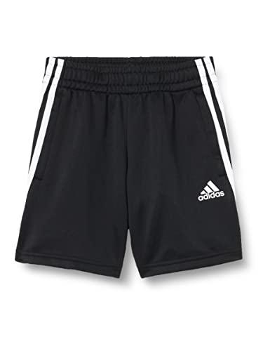 adidas B AR 3S Short Pantalone Corto, Nero/Bianco, 7 Años Bambino