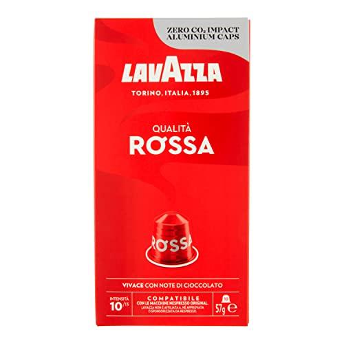 Lavazza 10 Caps Compatibili In Alluminio Qualità Rossa, 57g