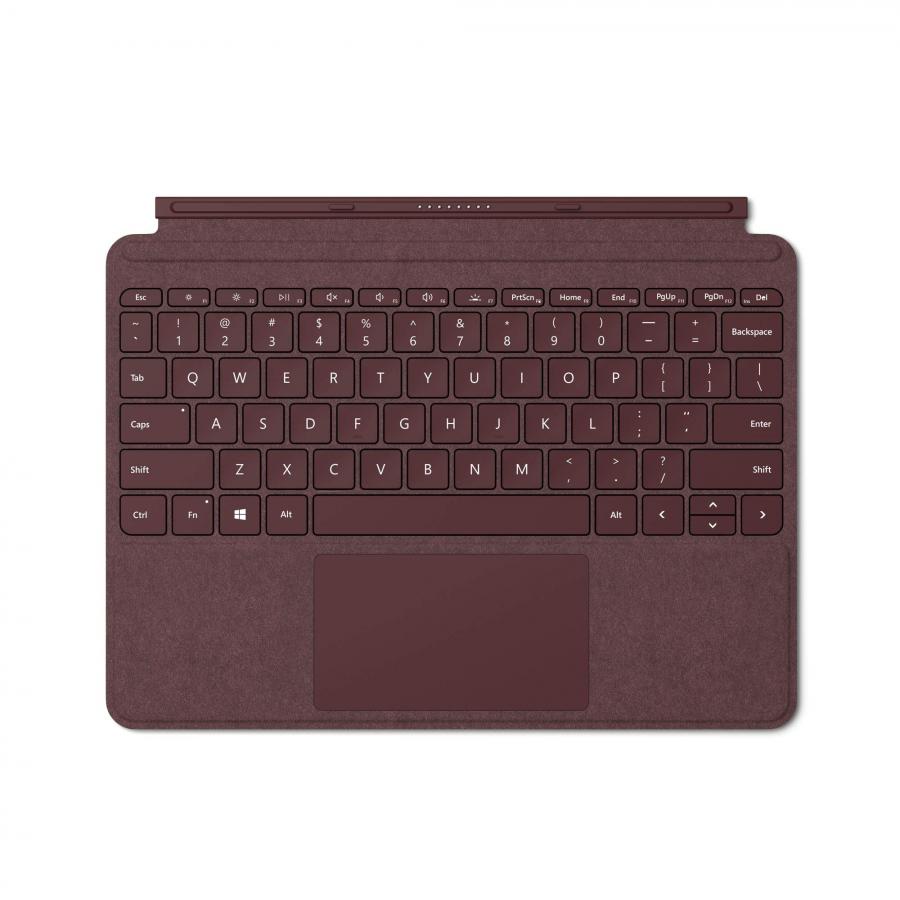 Microsoft Surface Go Signature Type Cover Tastiera per Surface Go, layout italiano (QWERTY), Rosso (Burgundy)