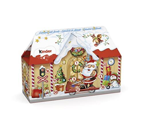 Kinder Calendario Avvento , Snack al Cioccolato Assortiti, 24 Confezioni per un Totale di 234 Gr