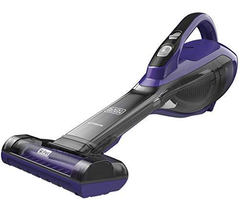 BLACK+DECKER DVA325JP07-QW Aspirabriciole Senza Fili a Batteria Litio, Bocchetta Aspirante, Estendibile, Spazzola Motorizzata Pet System, Sistema Profumazione, Contenitore Rimovibile, 500ml 10.8V 21Wh