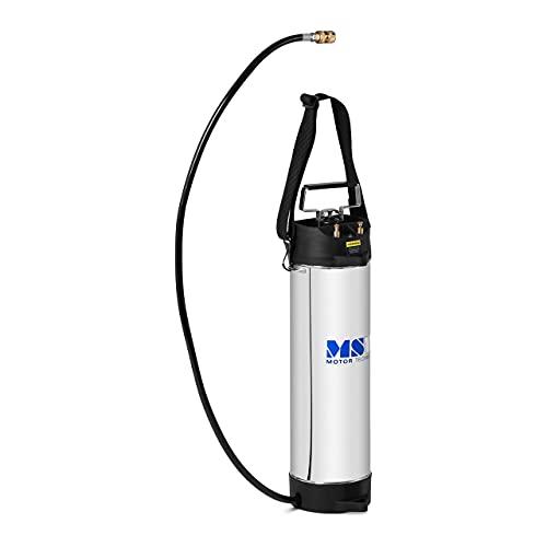 MSW Pompa dell'Acqua per Carotatrice Pompa per Carotatore (10 litri, Acciaio Inox, Plastica PP, Manuale)