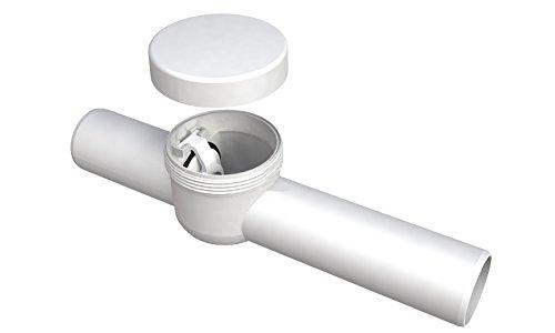 Bonomini 0750AR64B0 | Valvola Anti Riflusso di Non Ritorno | Anti Odore | Attacco per Scarico Maschio Diametro 40 mm Collegamento Sifone | Bianco