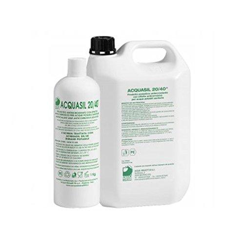 Acquasil 20/40 tanica 5 kg anticorrosivo ed antincrostante pompe minidos e bravodos PC003 acquabrevetti