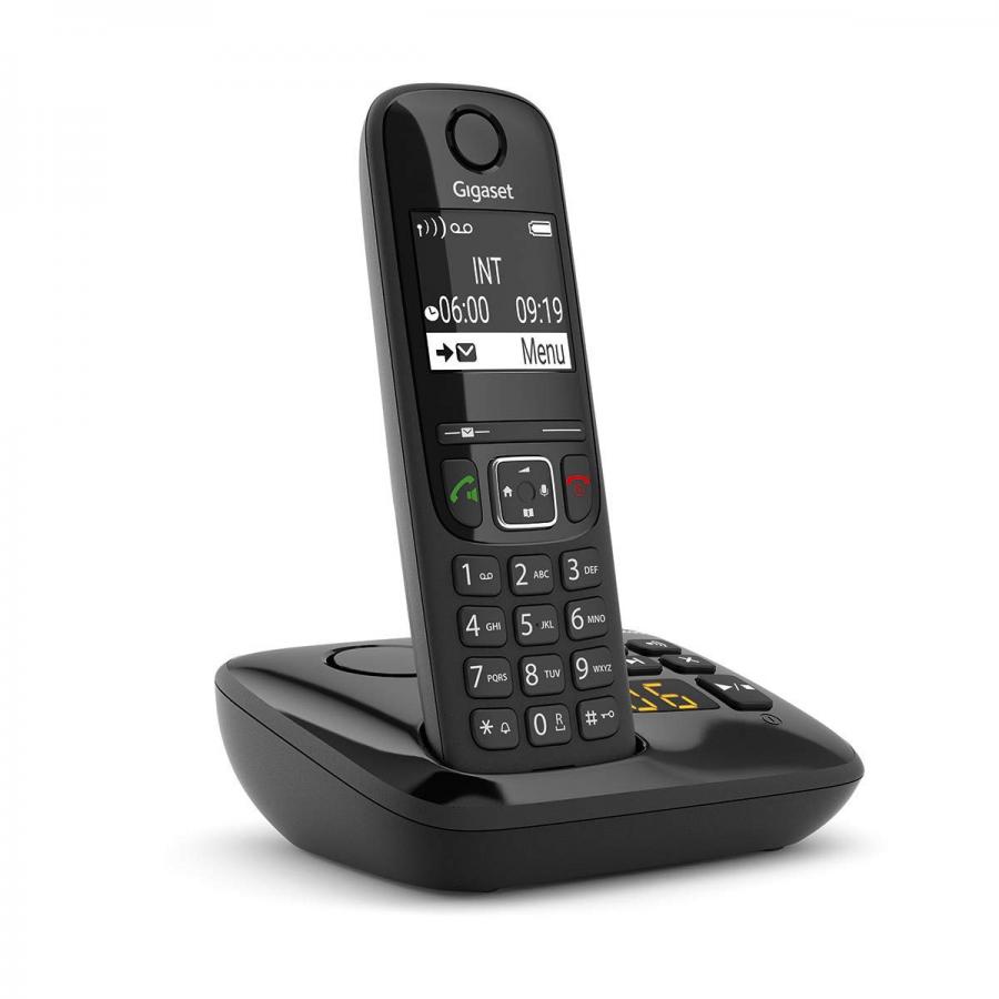 GIGASET AS 690 BLACK DECT CON SEGRETERIA