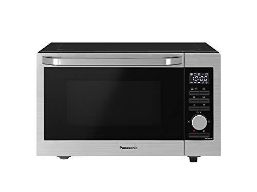 Panasonic NN-C69KSMEPG Forno a Microonde Combinato Ventilato 1000W su 5 livelli, 30L, Grill 1000W Quartz su 2 livelli, 30 Programmi Automatici, Speciale Programma Junior Menu, Design Inox e Nero