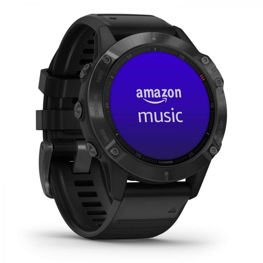 Garmin Fenix 6 PRO - GPS Smartwatch Multisport 47mm, Display 1,3”, HR e saturazione ossigeno al polso, Musica, Mappe e pagamento contactless Garmin Pay, Colore Ardesia/Nero