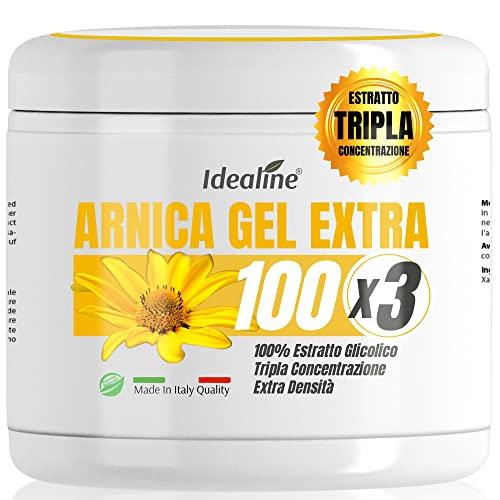 Arnica per Cavalli Uso Umano EXTRA FORTE 100% Estratto Glicolico Massima  Efficacia, Gel Azione Intensa per Massaggio Muscoli Articolazioni Tendini  Made in Italy 500ml Idealine