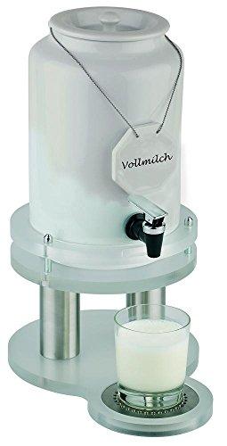 APS latte brocca circa 31 x 21 cm TOP FRESH, altezza 42 cm capacità circa 4 litri bianco trasparente. In plastica, acciaio INOX, porcellana