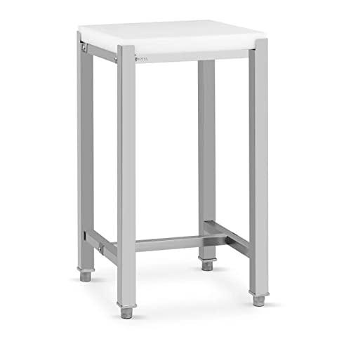 Royal Catering Ceppo da Macellaio RCBC-03 (40 x 50 x 80 cm, acciaio inox, 16,06 kg)
