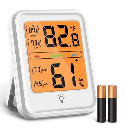 Souarts temperatura igrometro digitale per casa 2 pezzi Termometro per ambienti interni 