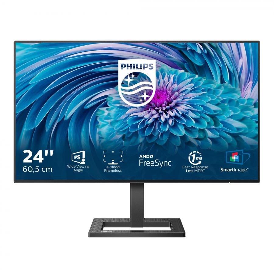 Philips 242E2FA - Monitor da gioco da 60 cm (23,8 pollici), HDMI, DisplayPort, tempo di risposta 4 ms, 1920 x 1080, 75 Hertz, FreeSync), colore: Nero