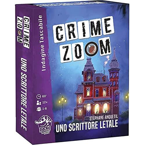 Asmodee - Crime Zoom: Uno Scrittore Letale - Gioco di Carte Investigativo, 1-6 Giocatori, 12+ Anni, Edizione in Italiano