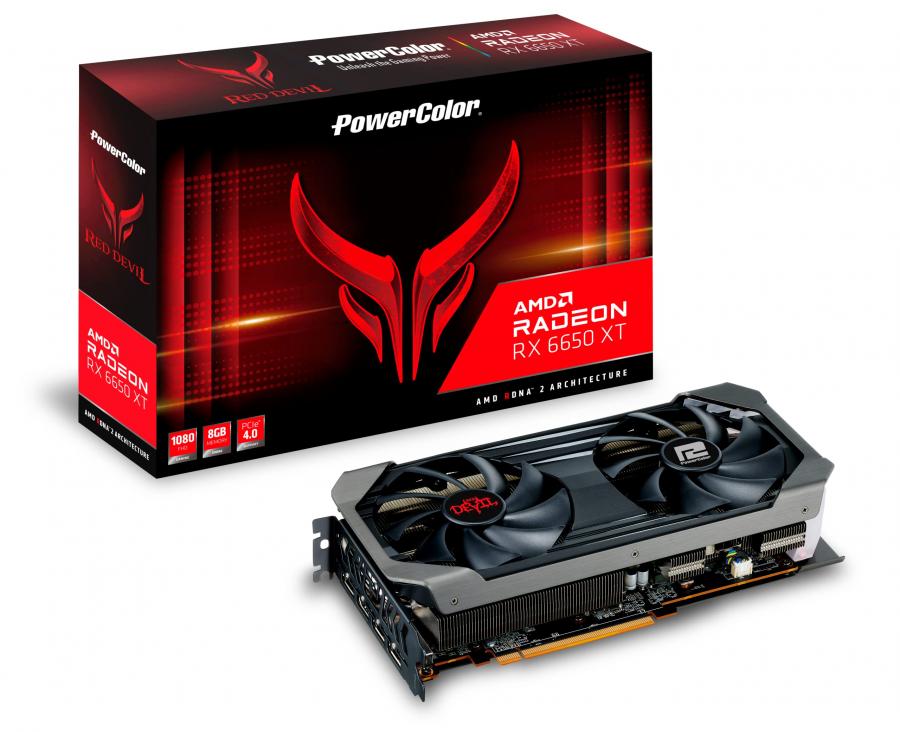 PowerColor Red Devil - Scheda grafica AMD Radeon RX 6650 XT con memoria GDDR6 da 8 GB
