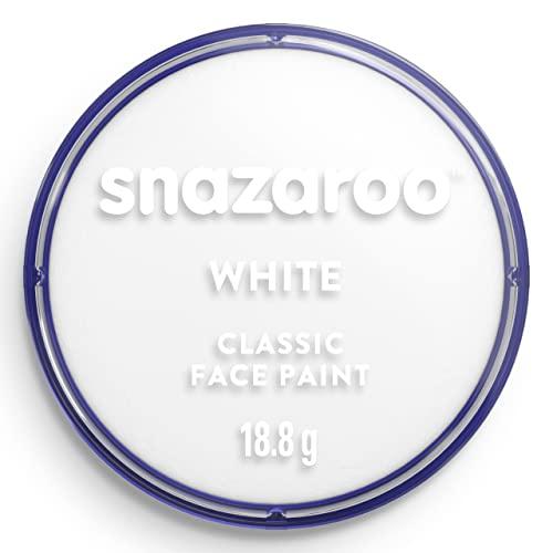 Snazaroo 1118000 - Pittura Per Viso, Bianco, 18 ml, 1 Pezzo