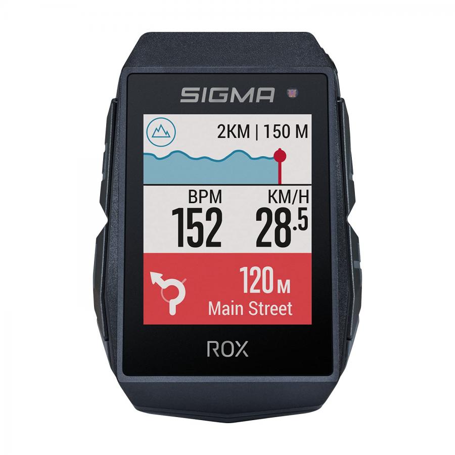 SIGMA SPORT ROX 11.1 Nero EVO | Ciclocomputer senza fili con navigatore, GPS e supporto GPS in dotazione| GPS outdoor con numerose funzioni smart