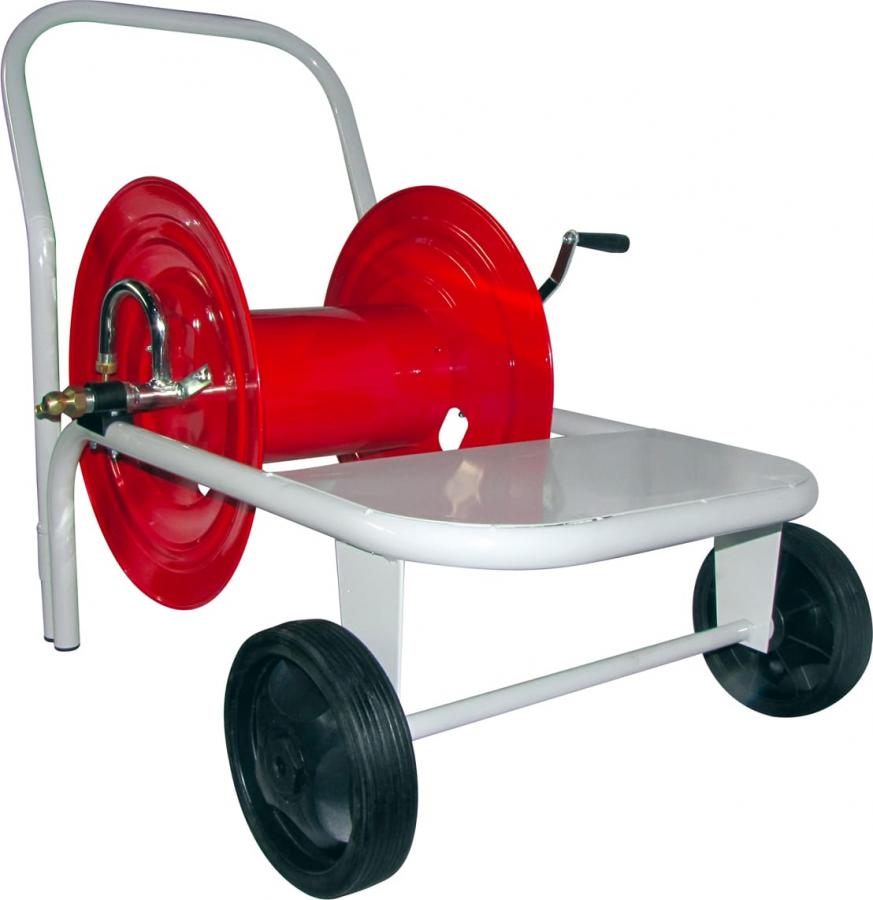 Carrello Avvolgitubo da giardino in Acciaio portata massima 100 metri ø 8 /10 - MC100