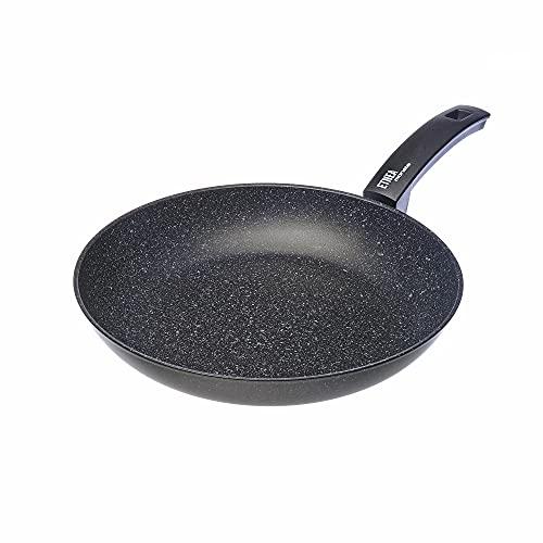 Moneta 0008650132 Etnea Padella, Alluminio forgiato, Nero, 32 cm