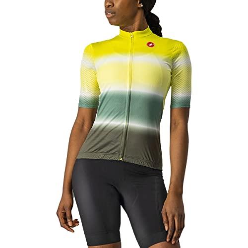 CASTELLI 4522060-776 Dolce Jersey Maglietta Donna Sulphur/Military Green M