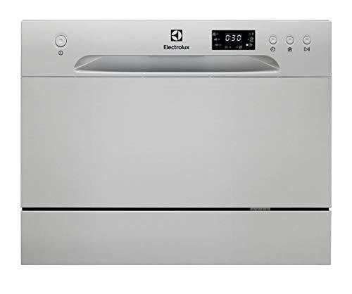 Electrolux ESF2400OS Lavastoviglie Compatta, Capacità 6 Coperti, 52 Decibel, Argento