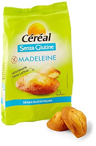 LE ORIGINALI Madeleine Céréal, dolci Senza Glutine e Lattosio, 7 merendine glutenfree Senza Latte - 200 g