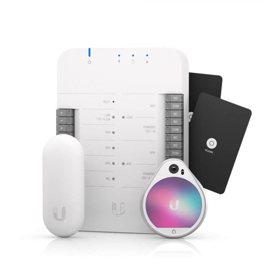 UBIQUITI Networks Kit di Base Comprehensive con Everything You Need to, W125876671 (with Everything You Need to Set up a UniFi Access Solution UA-SK-EU, White, CE, FCC, IC, Poe)