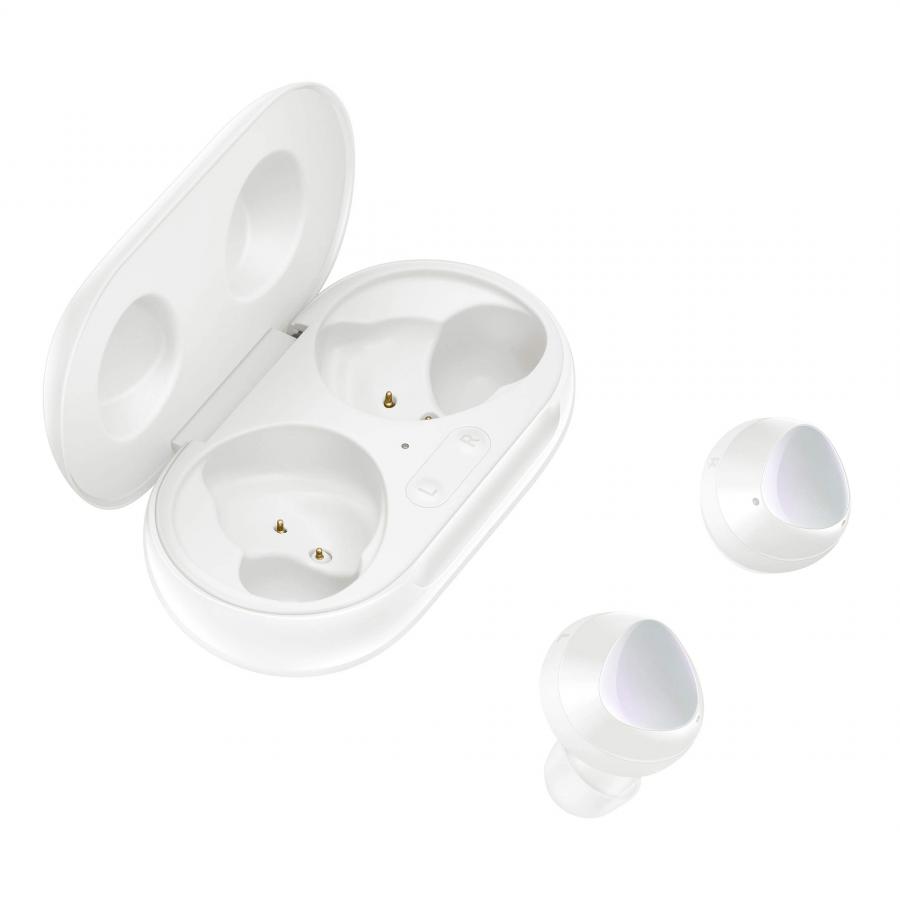 Samsung Galaxy Buds+ Auricolari Wireless, Tre Microfoni, Controlli Touch, Ricarica Wireless, Suoni Ambientali, Autonomia: Tot 22 Ore (Auricolari 11 Ore + Custodia 11 Ore), 2020 [Vers Italiana], Bianco