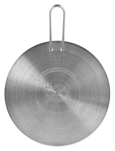 Inoxpran 6521 Piastra per induzione Inox 21 Pentole e Preparazione Cucina, Acciaio Inossidabile, Grigio