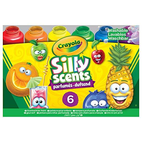 Crayola - Silly Scents 6 Tempere profumate lavabili 54-2392