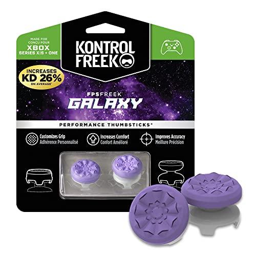 KontrolFreek FPS Freek Galaxy VIola per Xbox One e Xbox Series X Controller | 2 Levette Performance | 1 alta, 1 media | Viola